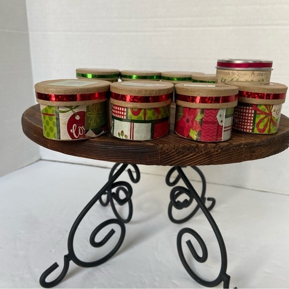 The Paper Studio Paper Mache Ornament Boxes Hobby Lobby Tiny Oval And Circle Box - Picture 3 of 15